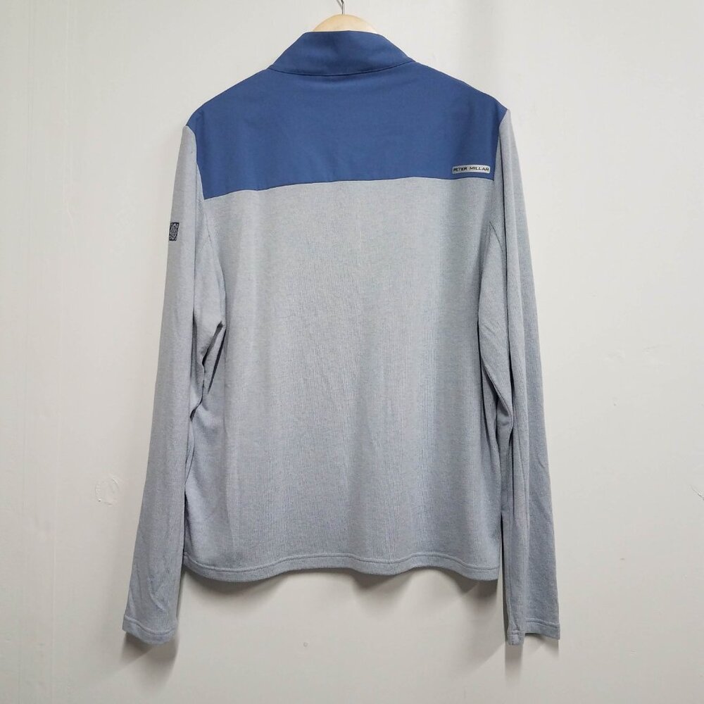 Peter Millar Solstice Hybrid Pale Blue Gray Cardigan Jacket Mens XL MS24XK66 - Picture 7 of 11
